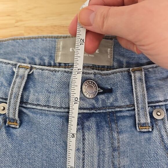 Everlane Womens The Cheeky Jean Size 28 Vintage Light Blue High Rise No Stretch - Picture 6 of 11